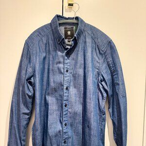 G-Star Raw men's denim shirt Size L
